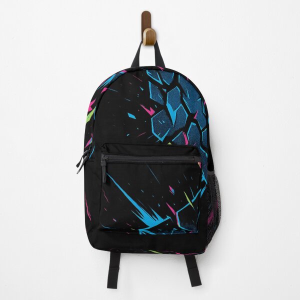 Item preview, Explosive Neon Glitch Cube Kinetic Energy Streetwear designed and sold by Thompika.