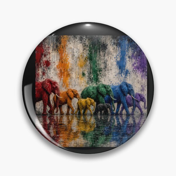 Item preview, Majestic Elephants in Digital Transcendence: A Symbolic Journey #2 designed and sold by Helios Be. Lavsh.