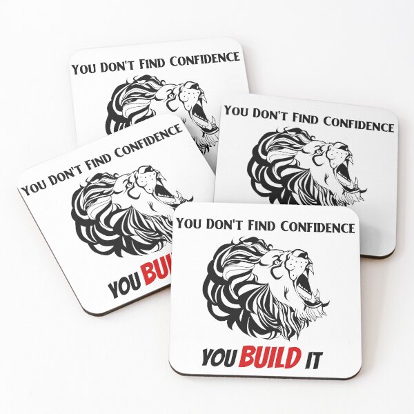 Item preview, Build Your Confidence - Roaring Lion Warrior Design black  designed and sold by Dziridesign.