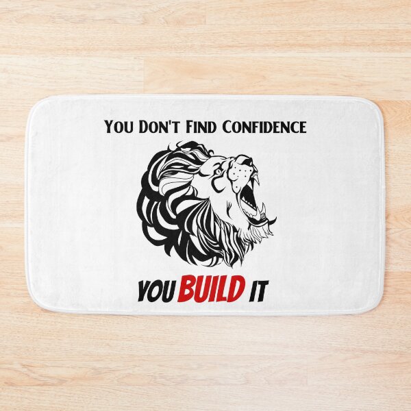 Item preview, Build Your Confidence - Roaring Lion Warrior Design black  designed and sold by Dziridesign.
