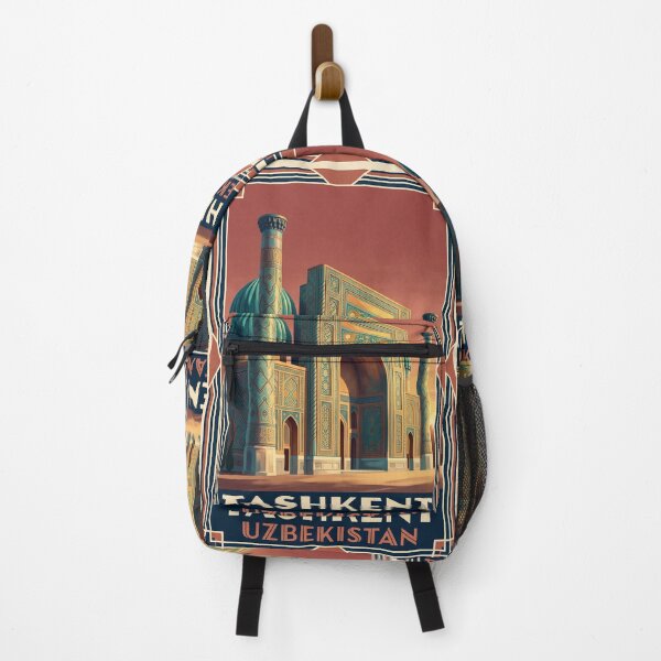 Item preview, Tashkent Uzbekistan Vintage Travel Poster – Islamic Architecture & Silk Road Art designed and sold by Bomax121.