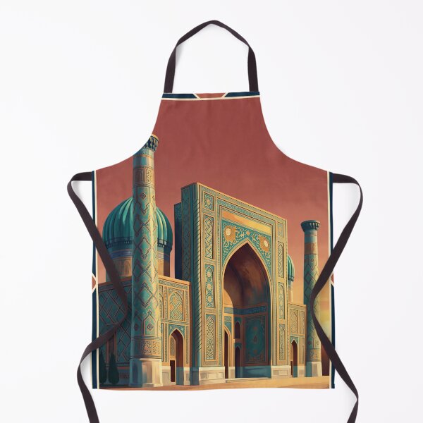 Item preview, Tashkent Uzbekistan Vintage Travel Poster – Islamic Architecture & Silk Road Art designed and sold by Bomax121.