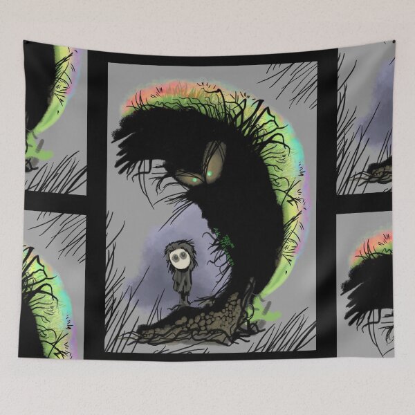 Item preview, Two sided World, handpainted picture designed and sold by AK-Hevonen.