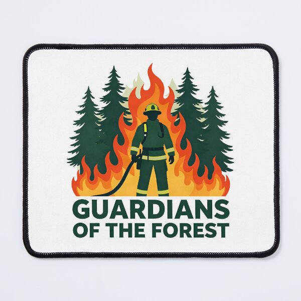 Item preview, Wildland Firefighter Guardians Of The Forest Artwork designed and sold by Nuvoro Eco Awareness.