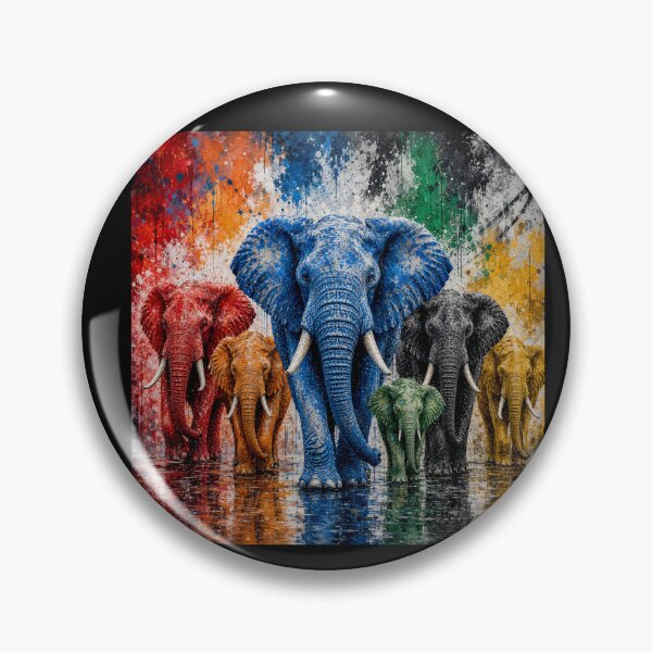 Item preview, Majestic Elephants in Digital Transcendence: A Symbolic Journey #4 designed and sold by Helios Be. Lavsh.