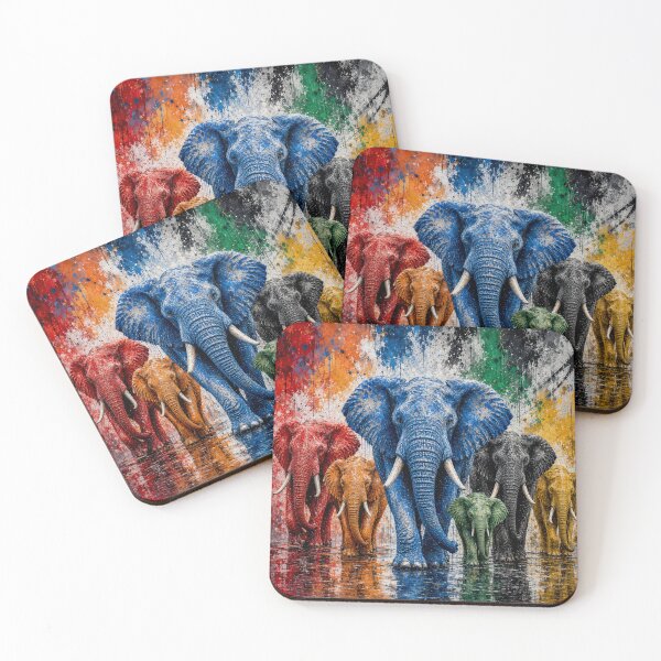 Item preview, Majestic Elephants in Digital Transcendence: A Symbolic Journey #4 designed and sold by Helios Be. Lavsh.