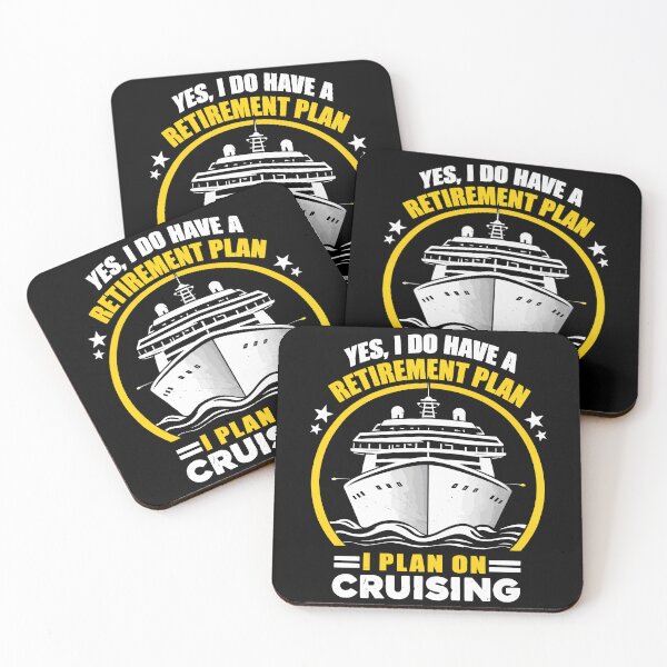 Item preview, Yes I Do Have A Retirement Plan I Plan On Cruising - Funny Cruise Ship Art designed and sold by BendyBeasts.