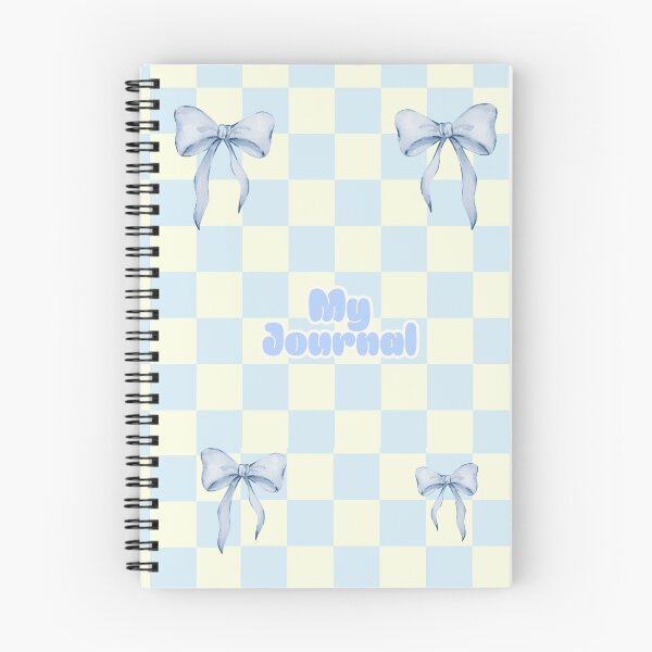 Item preview, Blue Bow Gingham Aesthetic Pattern designed and sold by alaa9898.