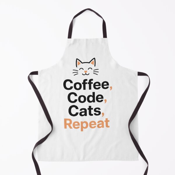 Item preview, Coffee Code Cats Repeat Programmer Cat Lover designed and sold by AntiqueImages.