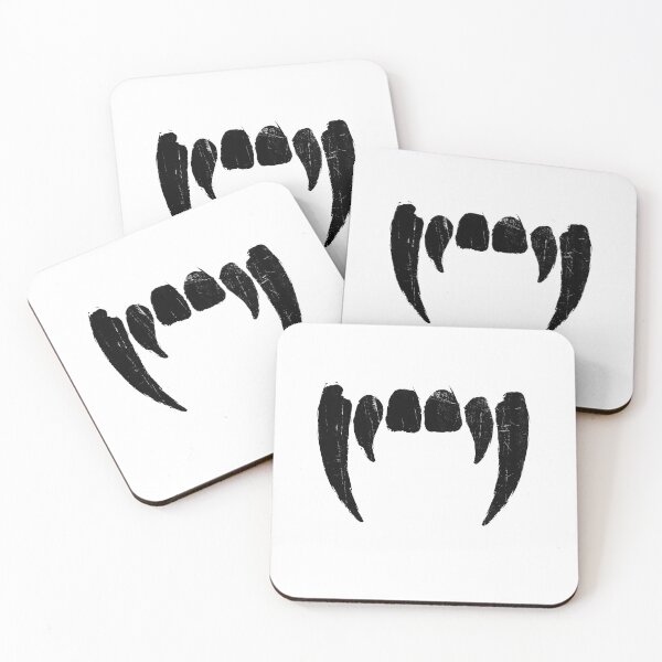 Item preview, Minimalist Vampire Fangs Dark Minimalist designed and sold by OH-MY-GOTH.
