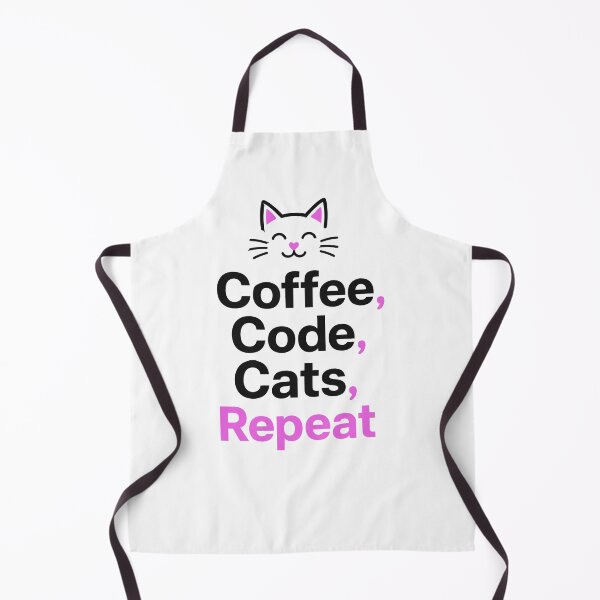 Item preview, Coffee Code Cats Repeat Programmer Cat Lover designed and sold by AntiqueImages.