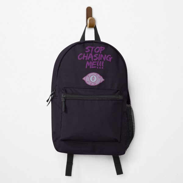 Item preview, Stop Chasing Me Purple Pink Creepy Eyeball designed and sold by VariusDesigns.