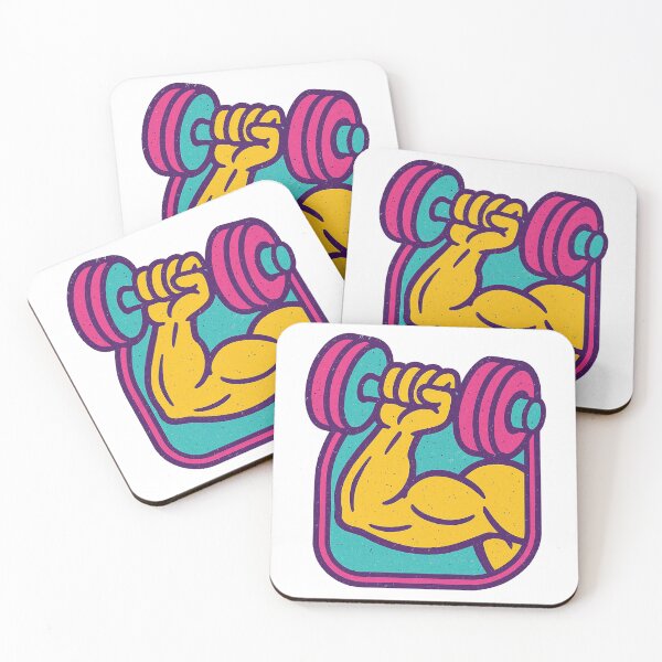 Item preview, Retro 80s Muscle Beach Vintage Gym Fitness Graphic designed and sold by Thompika.