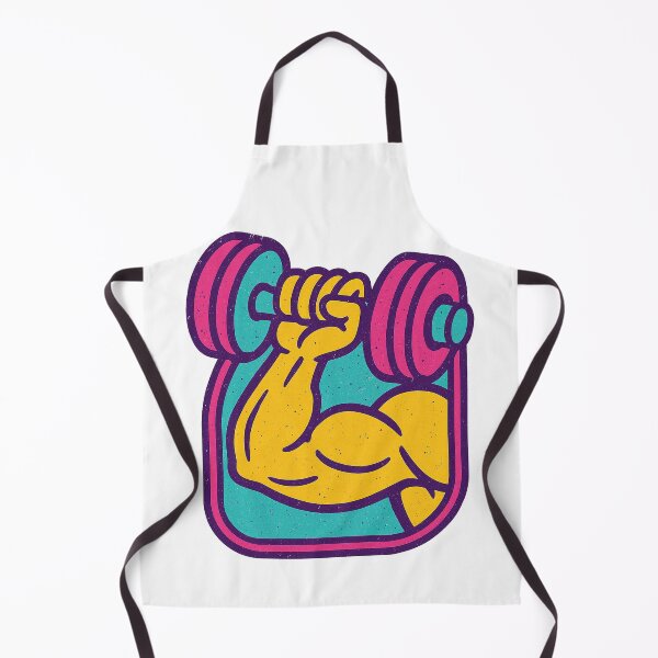 Item preview, Retro 80s Muscle Beach Vintage Gym Fitness Graphic designed and sold by Thompika.