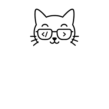 Artwork thumbnail, Programmer Cat Coding Developer Nerd by AntiqueImages