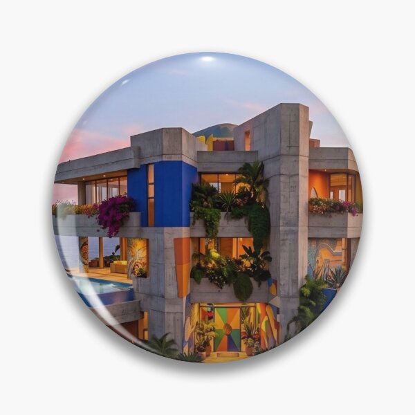 Item preview, Modern Luxury Cliffside Mansion at Sunset designed and sold by dreamhomes05.