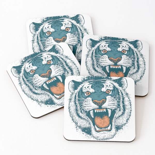 Item preview, Powerful Japanese Tiger Ink Graphic designed and sold by Structure-Blue.