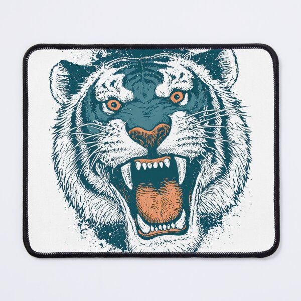 Item preview, Powerful Japanese Tiger Ink Graphic designed and sold by Structure-Blue.