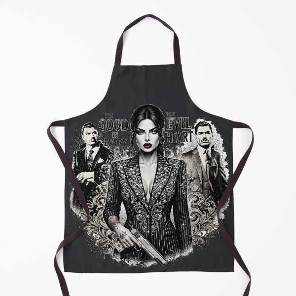 Item preview, Woman Holding Gun Suits Mafia designed and sold by Voodoo Store Paranormal Collections.