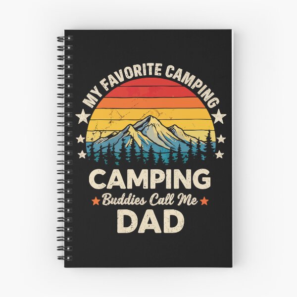 Item preview, My Favorite Camping Buddies Call Me Dad - Retro Camper Art designed and sold by BendyBeasts.