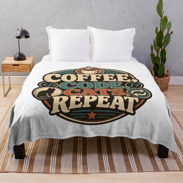 Item preview, Coffee Code Cats Repeat Programmer Coder designed and sold by AntiqueImages.
