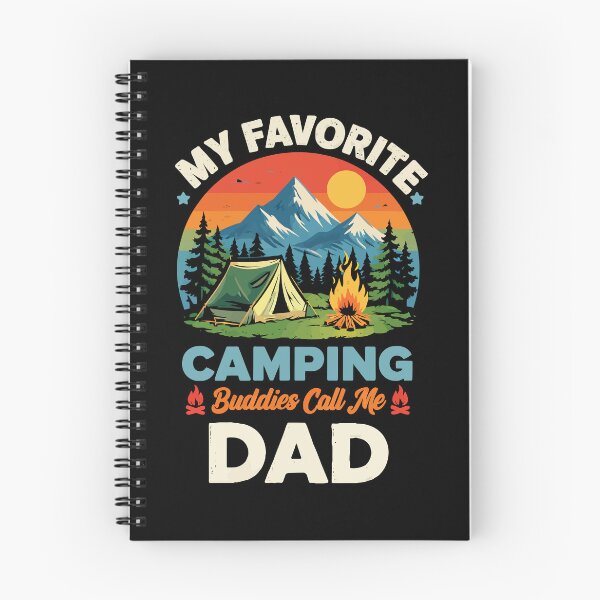 Item preview, My Favorite Camping Buddies Call Me Dad - Retro Camper Art designed and sold by BendyBeasts.