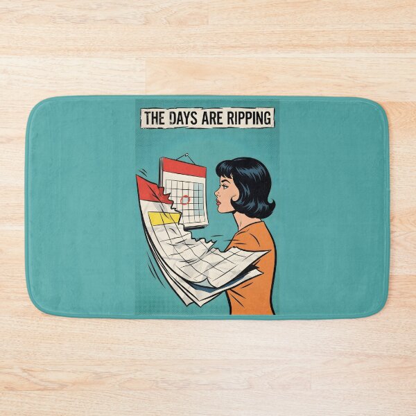Item preview, The Days Are Ripping Minimalist Horror Comic Poster designed and sold by DuckOddity.