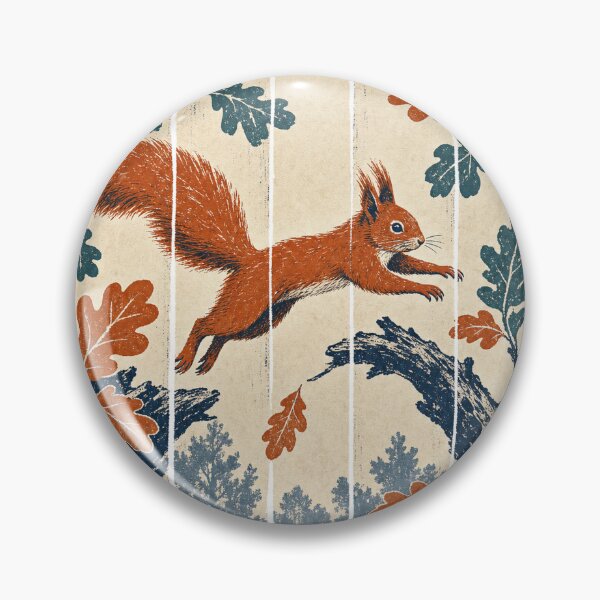 Item preview, Red Squirrel in the Autumn Oaks designed and sold by VisualArtsOasis.