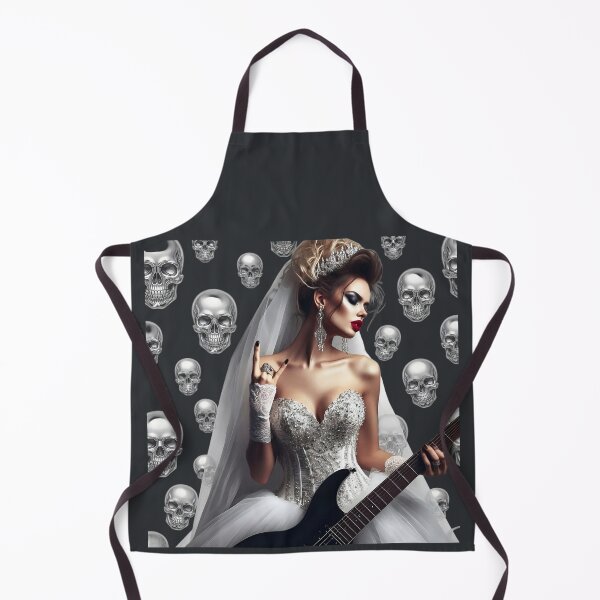 Item preview, Gothic Bride Guitar Crown Skull designed and sold by Voodoo Store Paranormal Collections.