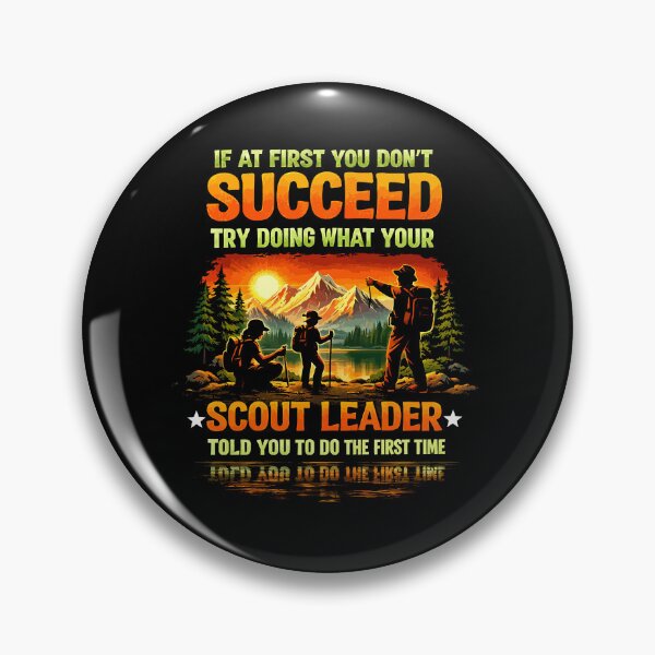 Item preview, Try Doing What Your Scout Leader Told You - Retro Camping Art designed and sold by BendyBeasts.