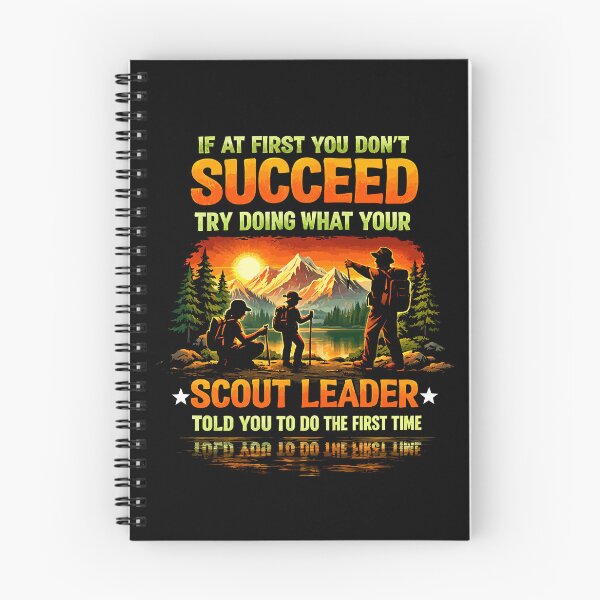 Item preview, Try Doing What Your Scout Leader Told You - Retro Camping Art designed and sold by BendyBeasts.
