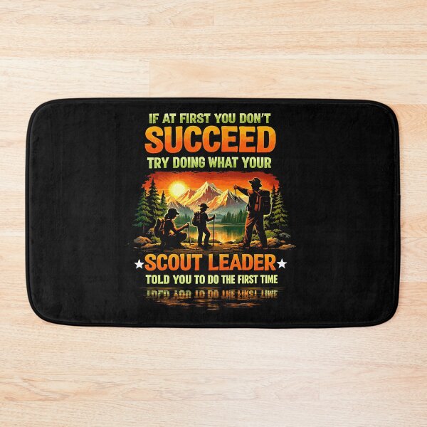 Item preview, Try Doing What Your Scout Leader Told You - Retro Camping Art designed and sold by BendyBeasts.