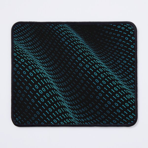 Item preview, Binary Code Matrix Flow Cyber Wave Tech Pattern designed and sold by Thompika.