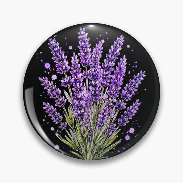 Artikelvorschau, Lavendel-Aquarellkunst – Elegante botanische Blumenillustration entworfen und verkauft von ColorSplash123.