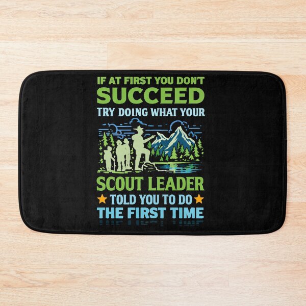 Item preview, Try Doing What Your Scout Leader Told You - Retro Camping Art designed and sold by BendyBeasts.