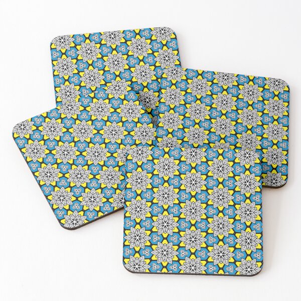 Item preview, Intricate Colorful Floral Tessellation Pattern designed and sold by Sasitee.