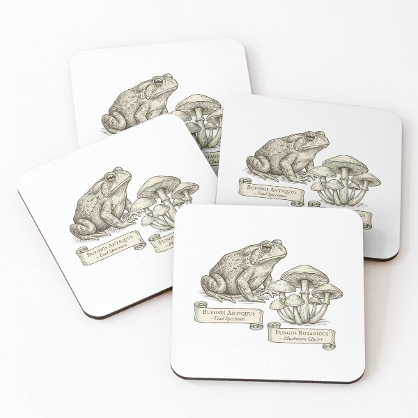 Item preview, Vintage Naturalist Toad Study - Antique Field Guide Goblincore Art designed and sold by FightStamp.