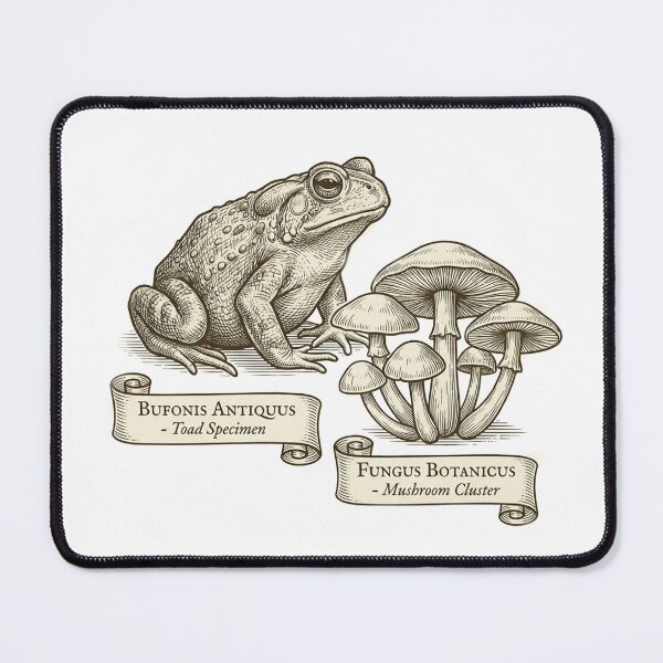 Item preview, Vintage Naturalist Toad Study - Antique Field Guide Goblincore Art designed and sold by FightStamp.