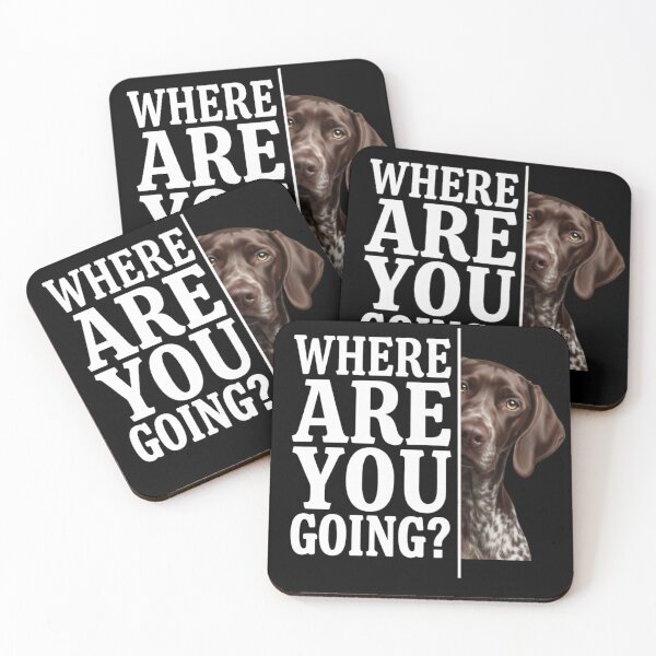 Artikelvorschau, T-Shirt „Wo gehst du hin?“ für Deutsch Kurzhaarige Vorstehhunde | Lustiges Geschenk für Deutsch Kurzhaarige Hundeliebhaber entworfen und verkauft von Trendably.