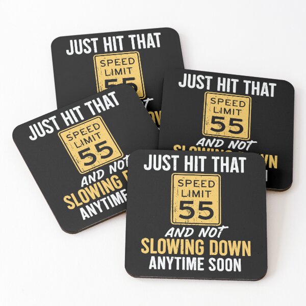 Item preview, 55 Years Old Birthday 55th B-Day Speed Limit Funny Birthday Gift designed and sold by tmerchtrends.