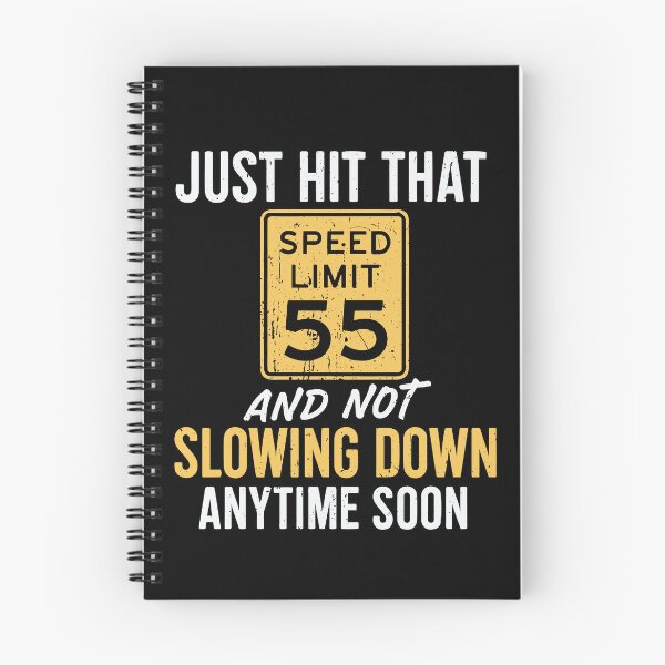 Item preview, 55 Years Old Birthday 55th B-Day Speed Limit Funny Birthday Gift designed and sold by tmerchtrends.