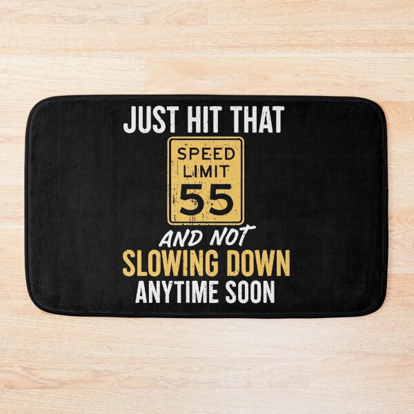 Item preview, 55 Years Old Birthday 55th B-Day Speed Limit Funny Birthday Gift designed and sold by tmerchtrends.
