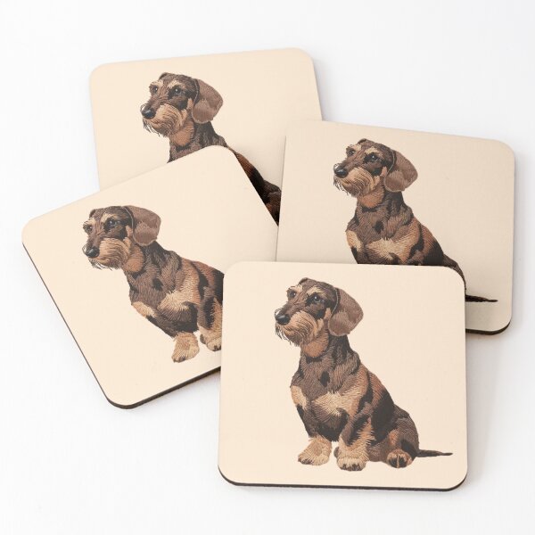 Item preview, Wirehaired Dachshund Dog designed and sold by 123ks.