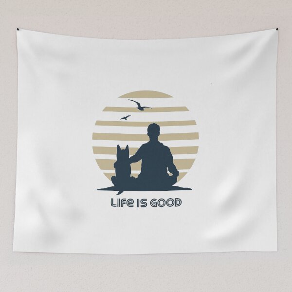 Item preview, 70's Retro Beach View - Life Is Good designed and sold by Gbriel3.