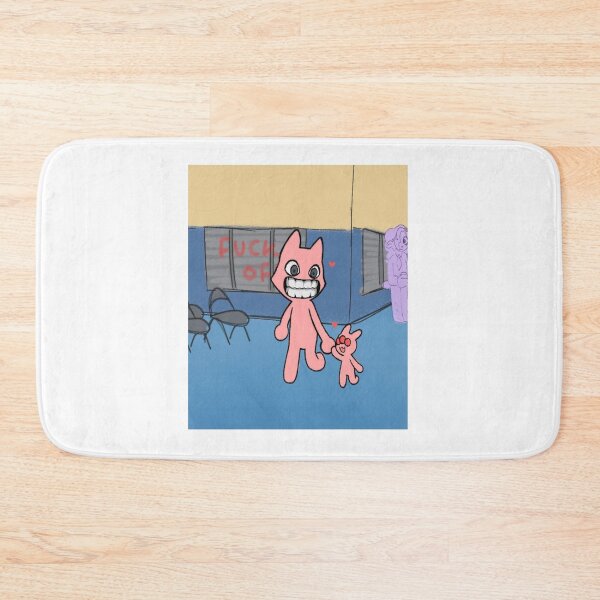 Item preview, Creepy Pink Cat & Mini Friend designed and sold by justsomeweird.