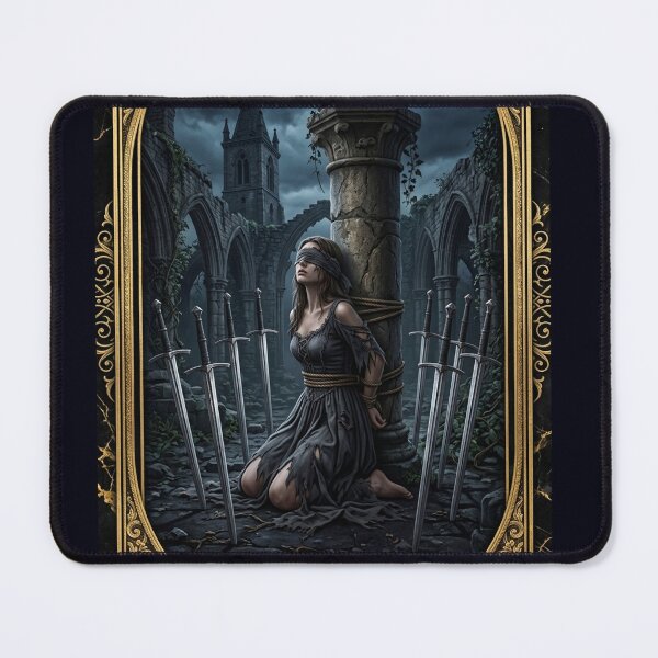 Item preview, Eight of Steels- tarot card designed and sold by Studio77-Gothic.