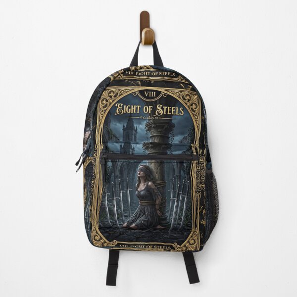 Item preview, Eight of Steels- tarot card designed and sold by Studio77-Gothic.