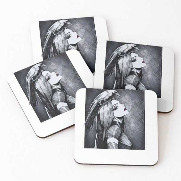 Item preview, Copy of Copy of Horned Dark Fantasy Goth Girl designed and sold by OH-MY-GOTH.