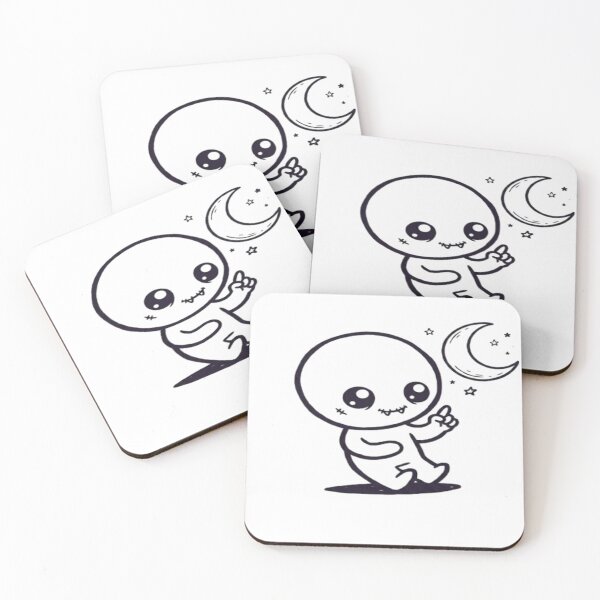 Item preview, Kawaii Character Under the Moon and Stars designed and sold by beben93.