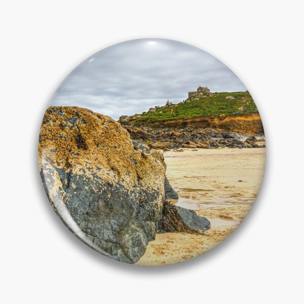 Item preview, Porthmeor Beach and St Nicholas Chapel, St Ives, Cornwall, England designed and sold by Paul Thompson Photography.